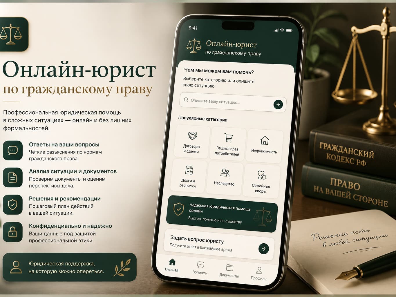 Онлайн-юрист по гражданскому праву